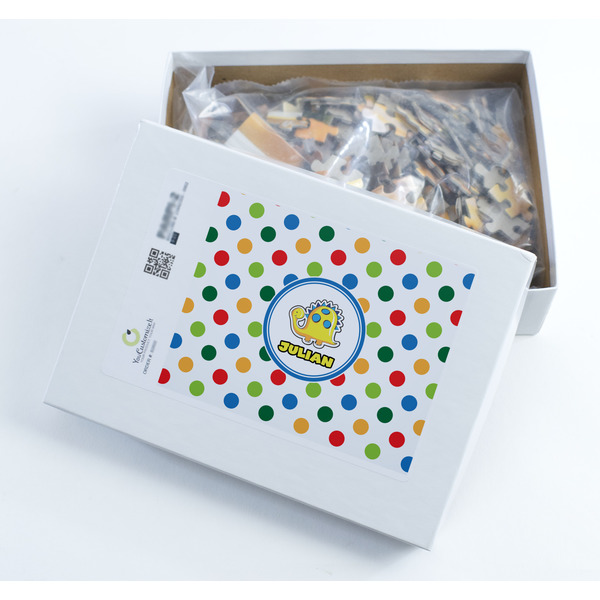 Dots & Dinosaur Jigsaw Puzzle 252 Piece - Box