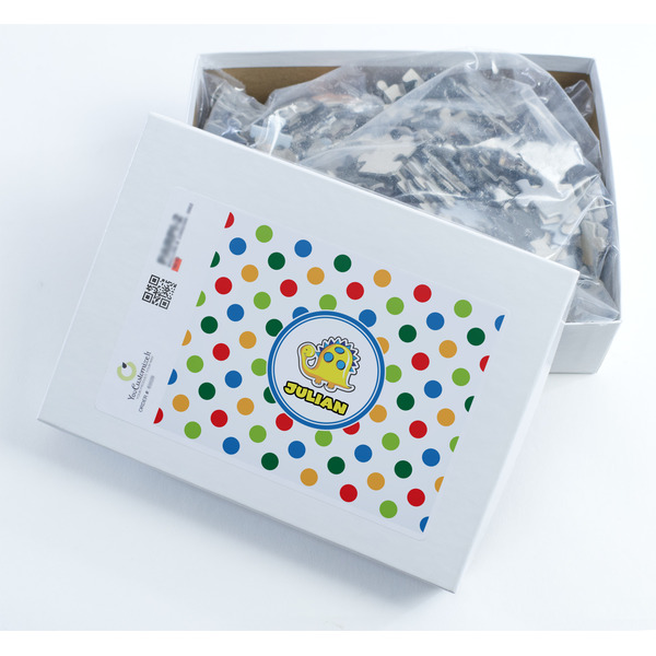 Dots & Dinosaur Jigsaw Puzzle 500 Piece - Box