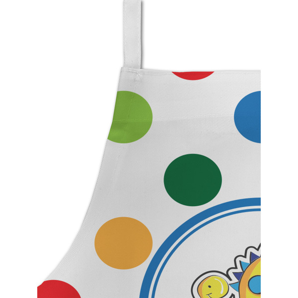Dots & Dinosaur Kid's Aprons - Detail