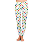 Dots & Dinosaur Ladies Leggings - Extra Large