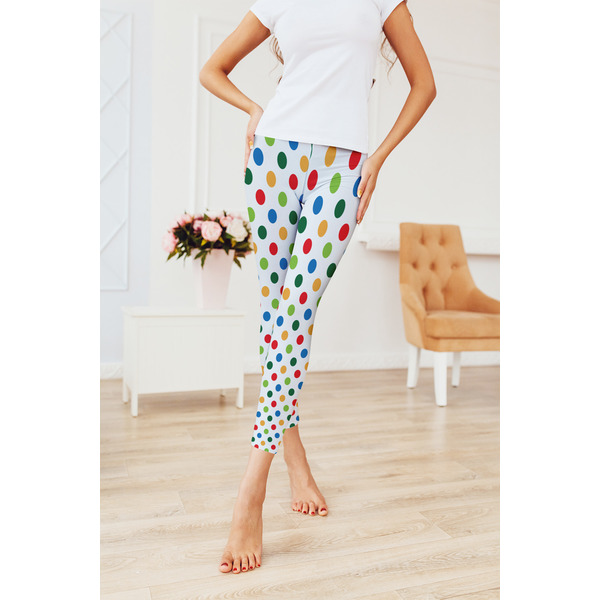 Dots & Dinosaur Ladies Leggings - LIFESTYLE 2