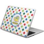 Dots & Dinosaur Laptop Skin - Custom Sized (Personalized)