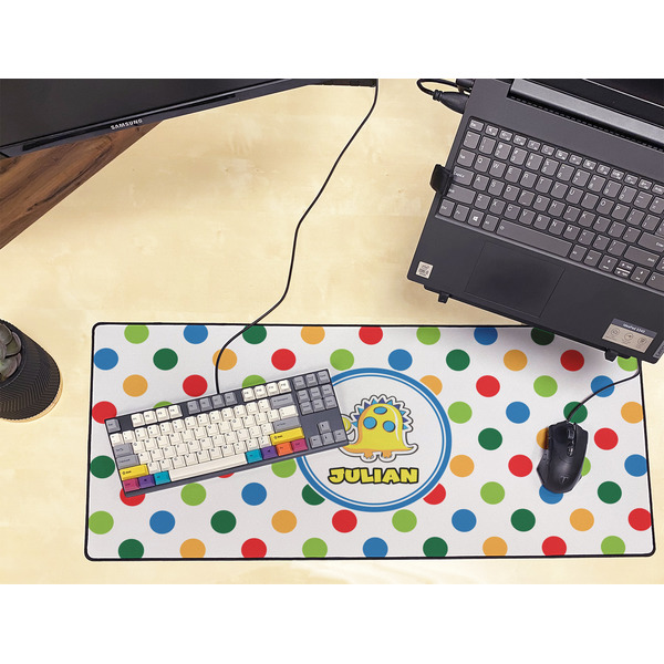 Dots & Dinosaur Large Gaming Mats - LIFESTYLE