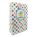 Dots & Dinosaur Large Gift Bag (Personalized)