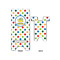 Dots & Dinosaur Large Phone Stand - Front & Back