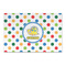 Dots & Dinosaur Large Rectangle Car Magnets- Front/Main/Approval