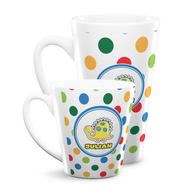 Dots & Dinosaur Latte Mug (Personalized)