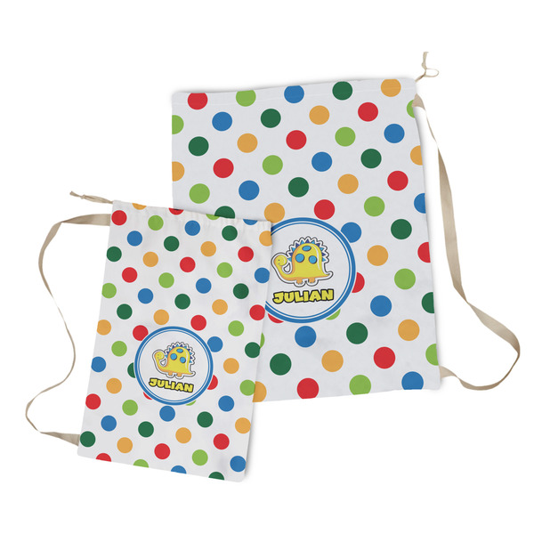 Dots & Dinosaur Laundry Bag - Both Bags