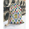 Dots & Dinosaur Laundry Bag in Laundromat