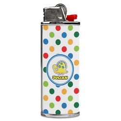 Dots & Dinosaur Case for BIC Lighters (Personalized)