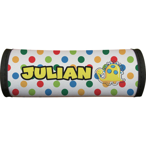 Dots & Dinosaur Luggage Handle Wrap