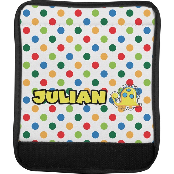 Dots & Dinosaur Luggage Handle Wrap (Approval)