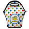 Dots & Dinosaur Lunch Bag - Front