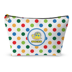 Dots & Dinosaur Makeup Bag (Personalized)