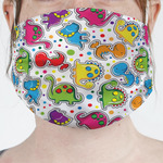 Dots & Dinosaur Face Mask Cover
