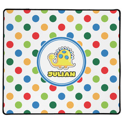 Dots & Dinosaur XL Gaming Mouse Pad - 18" x 16" (Personalized)
