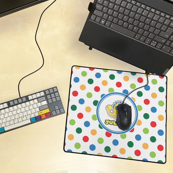 Dots & Dinosaur Medium Gaming Mats - LIFESTYLE