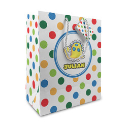 Dots & Dinosaur Medium Gift Bag (Personalized)