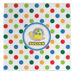 Dots & Dinosaur Microfiber Dish Towel (Personalized)