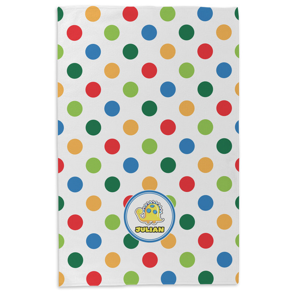 Dots & Dinosaur Microfiber Dish Towel - APPROVAL