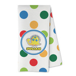 Dots & Dinosaur Kitchen Towel - Microfiber (Personalized)