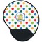 Dots & Dinosaur Mouse Pad with Wrist Support - Main