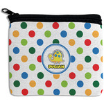 Dots & Dinosaur Rectangular Coin Purse (Personalized)