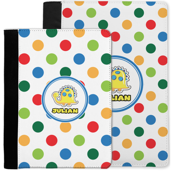 Dots & Dinosaur Notebook Padfolio - MAIN