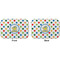 Dots & Dinosaur Octagon Placemat - Double Print Front and Back