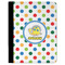 Dots & Dinosaur Padfolio Clipboards - Large - FRONT