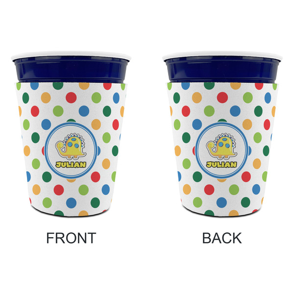 Dots & Dinosaur Party Cup Sleeves - without bottom - Approval