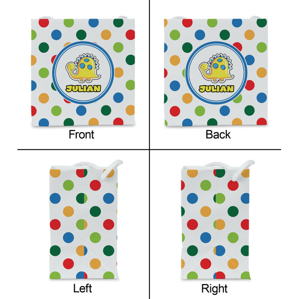 Dots & Dinosaur Party Favor Gift Bag - Gloss - Approval