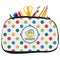 Dots & Dinosaur Neoprene Pencil Case - Medium w/ Name or Text