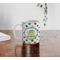 Dots & Dinosaur Personalized Coffee Mug - Lifestyle