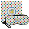 Dots & Dinosaur Personalized Eyeglass Case & Cloth