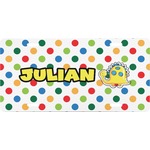 Dots & Dinosaur Front License Plate (Personalized)