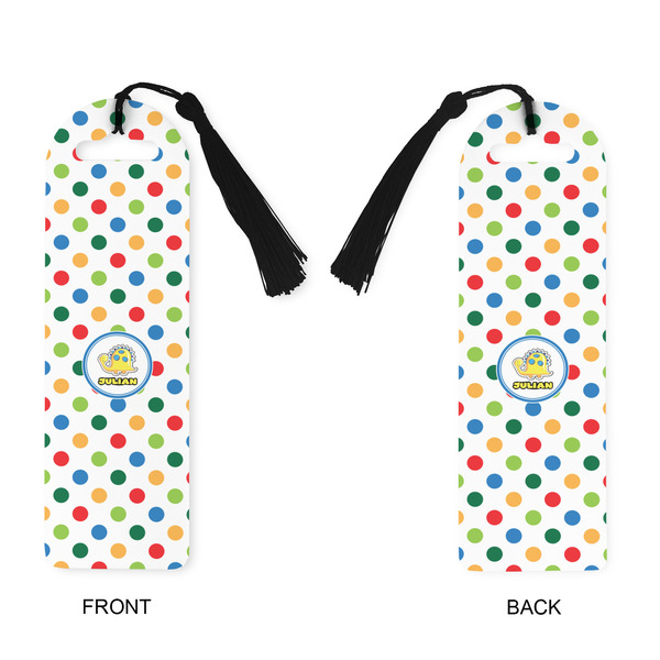 Dots & Dinosaur Plastic Bookmarks - Approval