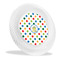 Dots & Dinosaur Plastic Party Dinner Plates - 10" (Personalized)