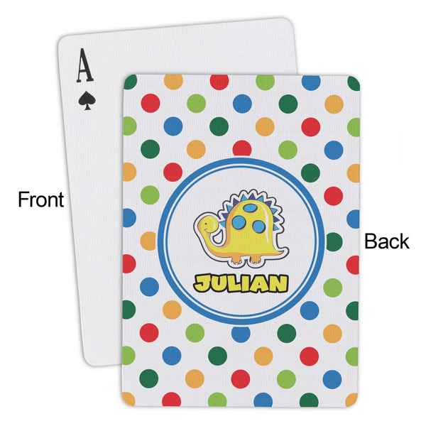 Dots & Dinosaur Playing Cards - Approval