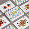 Dots & Dinosaur Playing Cards - Front & Back View