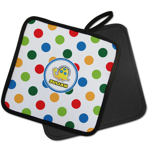 Dots & Dinosaur Pot Holders - PARENT MAIN