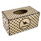 Dots & Dinosaur Rectangle Tissue Box Covers - Wood - Front