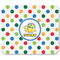 Dots & Dinosaur Rectangular Mouse Pad - APPROVAL