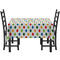 Dots & Dinosaur Rectangular Tablecloths - Side View