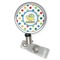 Dots & Dinosaur Retractable Badge Reel (Personalized)