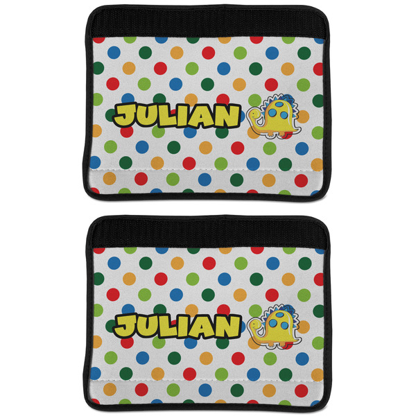 Dots & Dinosaur Seat Belt Cover (APPROVAL Update)
