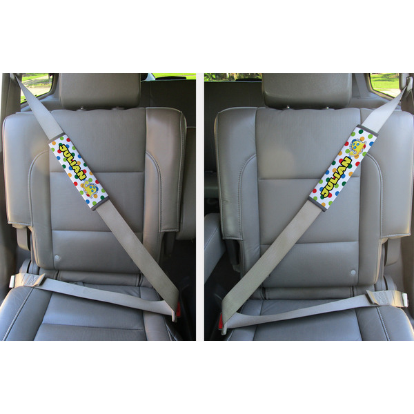Dots & Dinosaur Seat Belt Covers (Set of 2 - In the Car)