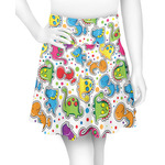 Dots & Dinosaur Skater Skirt - Small