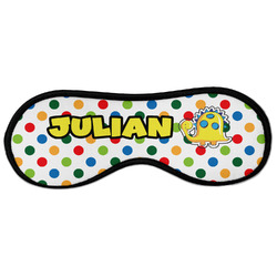 Dots & Dinosaur Sleeping Eye Masks - Large (Personalized)