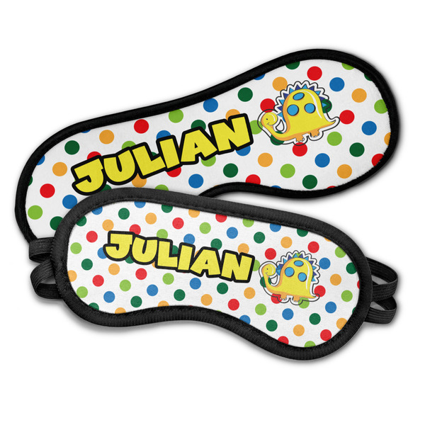 Dots & Dinosaur Sleeping Eye Masks - PARENT